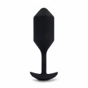 Plug analny wibrujący - B-Vibe Vibrating Snug Plug 4 Black