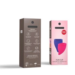 Kubeczki menstruacyjne - Fun Factory Fun Cup Kit Pink & Ultramarine