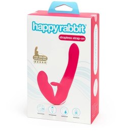 Wibrator strap-on - Happy Rabbit Strapless Strap-On Pink
