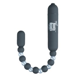 Koraliki analne wibrujące - PowerBullet Mega Booty Beads Grey