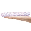 Szklane dildo - Glas Purple Rose Nubby 23 cm