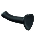 Dildo - Strap-On-Me Dual Density Bendable Dildo Black XL