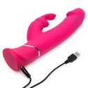 Wibrator - Happy Rabbit Realistic Dual Density Rabbit Vibrator Pink