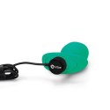 Plug analny wibrujący - B-Vibe Texture Plug Twist Green