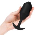 Plug analny wibrujący - B-Vibe Vibrating Snug Plug 5 Black