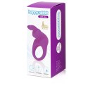 Pierścień wibrujący - Happy Rabbit Rechargeable Vibrating Rabbit Cock Ring Purple