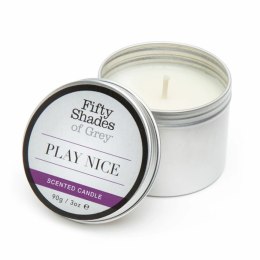 Świeca do masażu - Fifty Shades of Grey Play Nice Vanilla Candle 90g
