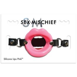 Knebel - S&M Silicone Lips Pink