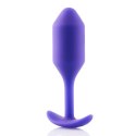 Plug analny - B-Vibe Snug Plug 2 Purple