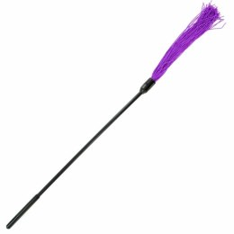 Gumowy bat do łaskotania - S&M Rubber Tickler Purple